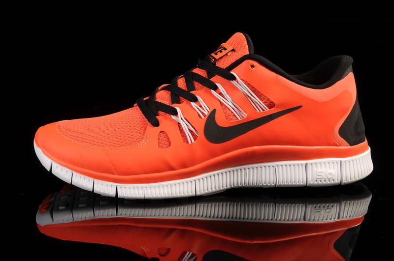 Nike Free Run 5.0 V2 Mens Running Shoes New Breathable Red (2)